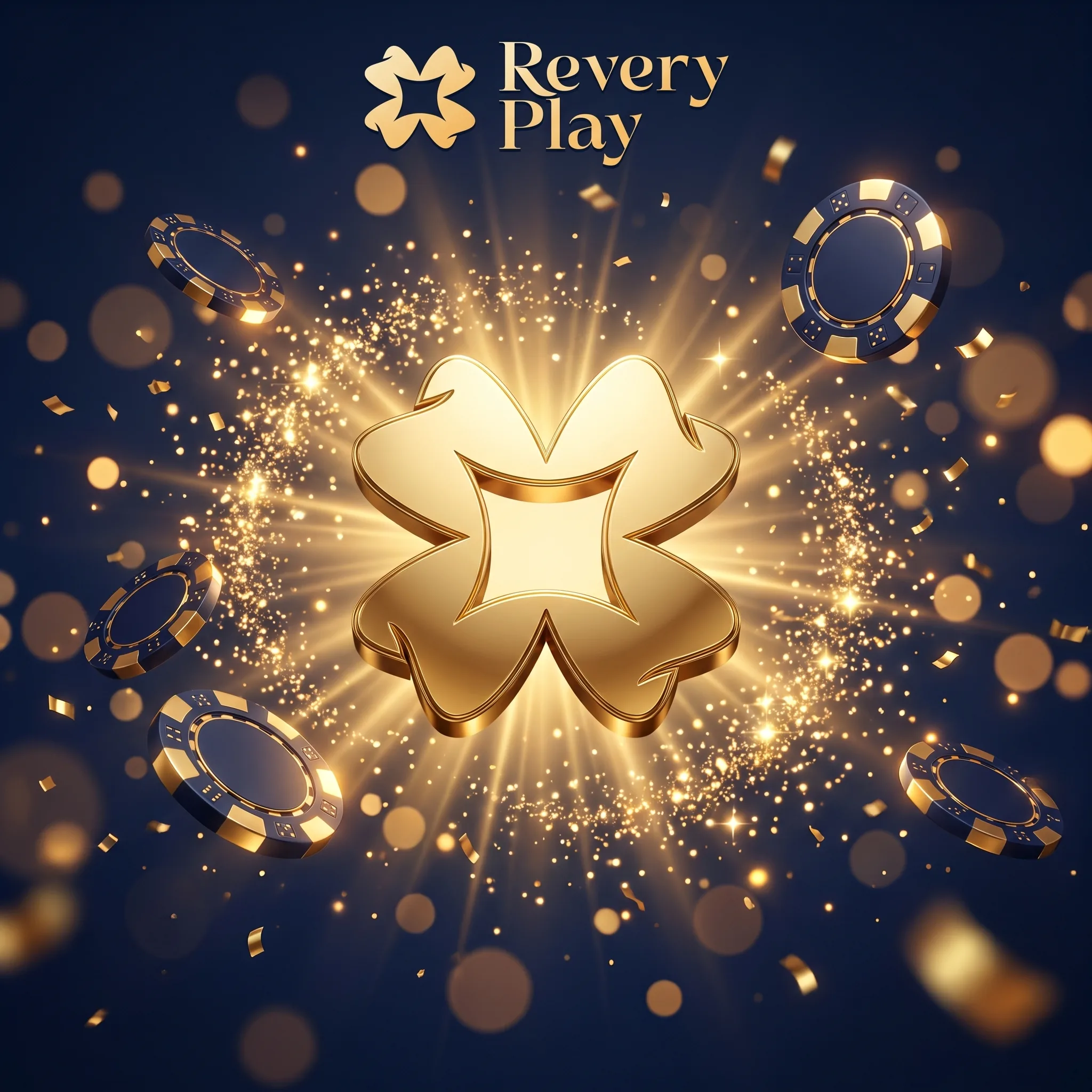 Revery Play Willkommensbonus mit goldenen Spielchips